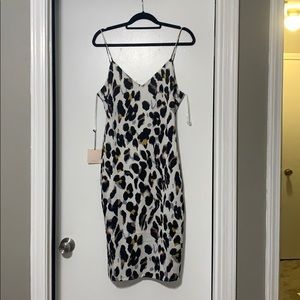 NWT Funky Animal Print Midi Dress 💕